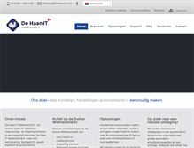 Tablet Screenshot of dehaanit.com